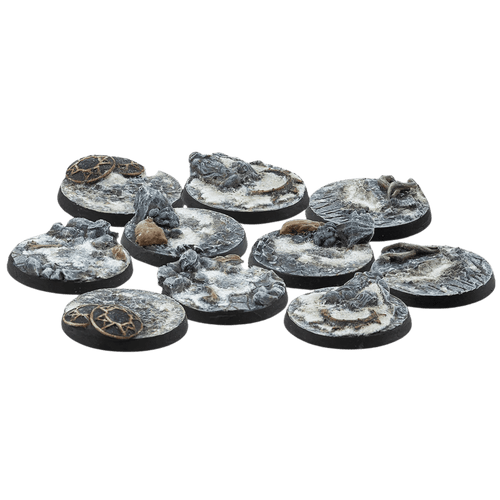 Warcrow: 30mm Northern Tribes Scenery Bases, Alpha Series