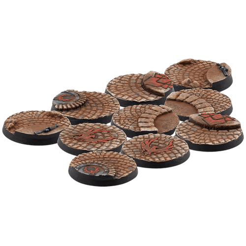 Warcrow: 30mm Hegemony Scenery Bases, Alpha Series