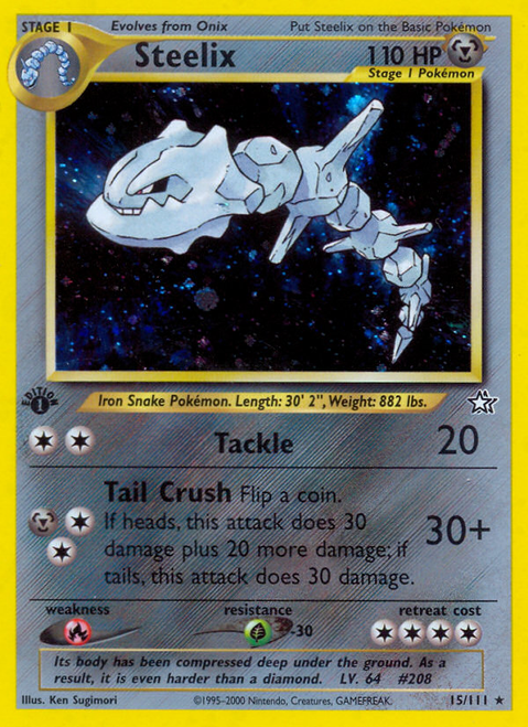 Steelix 15/111 - Neo Genesis Unlimited Holofoil (MP)