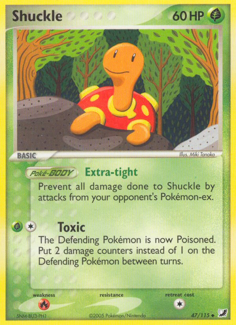 Shuckle 47/115 - Unseen Forces Reverse Holofoil (MP)