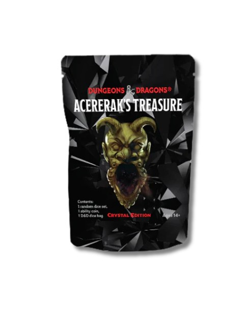 Sirius Dice: D&D Acererak's Treasure - Treasure Pack Dice Sets - Crystal Edition