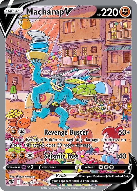 Machamp V 172/189 - Astral Radiance Holofoil (LP)