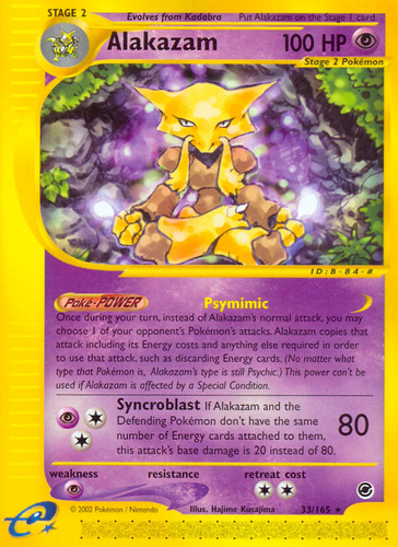 Alakazam 33/165 - Expedition Base Set(HP)