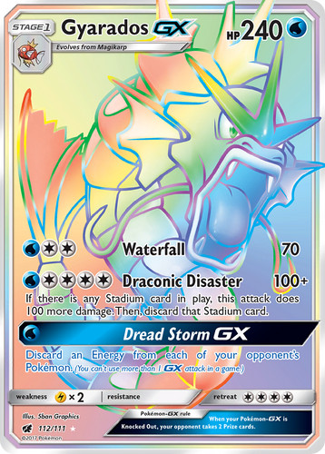 Gyarados-GX 112/111 - Crimson Invasion Holofoil (LP)