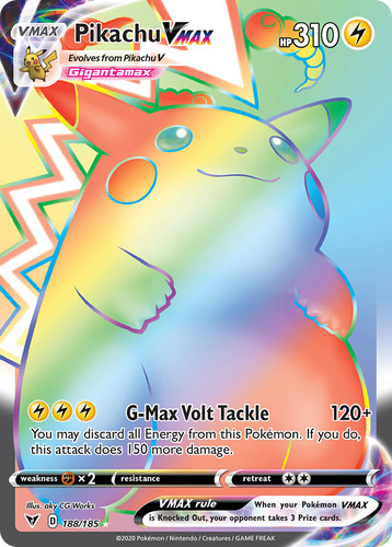 Pikachu VMAX 188/185 - Vivid Voltage Holofoil (MP)