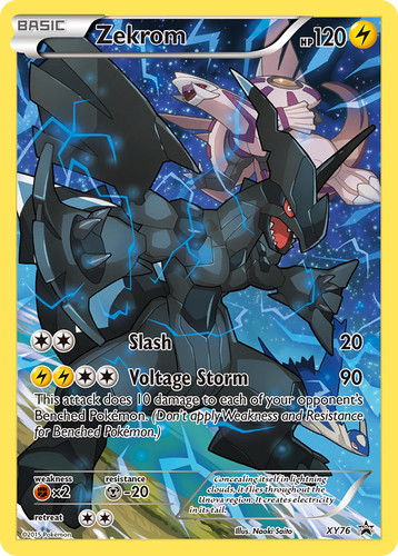 Zekrom XY76/211 - XY Black Star Promos Holofoil (LP)