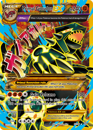 Primal Groudon-EX 97/98 - Ancient Origins Holofoil (LP)