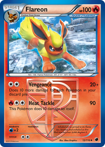 Flareon 12/116 - Plasma Freeze (HP)