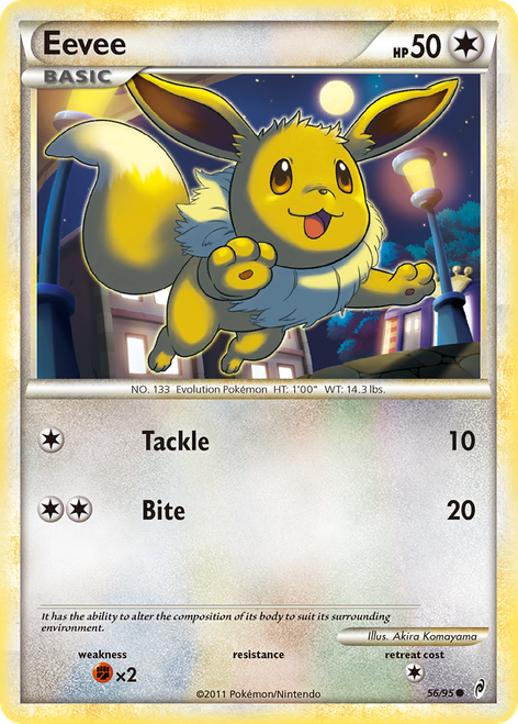 Eevee 56/95 - Call of Legends Reverse Holofoil (MP)