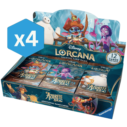 Disney Lorcana TCG: Azurite Sea - Booster Box (Sealed Case)