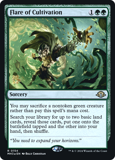 Flare of Cultivation (PRE-154S) - Modern Horizons 3 Promos Foil