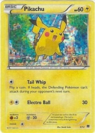 Pikachu 6/12 - McDonalds Collection 2015 Holofoil (LP)