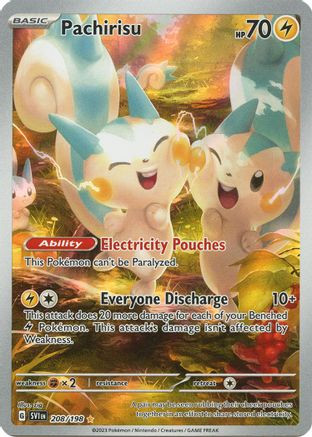 Pachirisu - 208/198 208 - SV01 Scarlet  Violet Base Set Holofoil