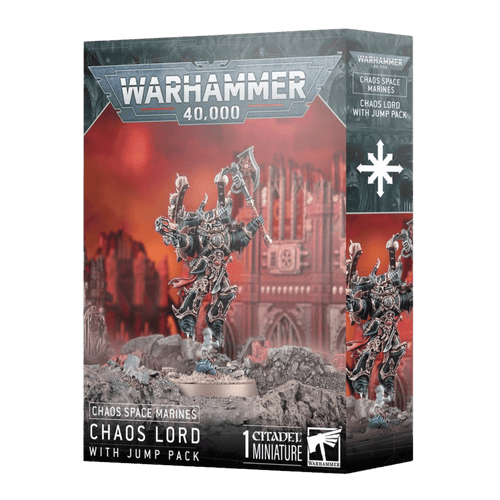 Warhammer 40K: Chaos Space Marines – Chaos Lord with Jump Pack
