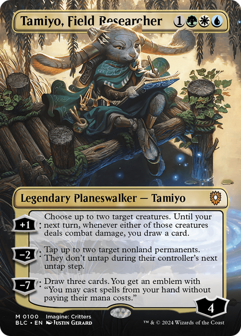 Tamiyo, Field Researcher (BLC-100) - Bloomburrow Commander (Borderless)