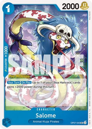 Salome (OP07-043) 500 Years in the Future Pre-Release Cards