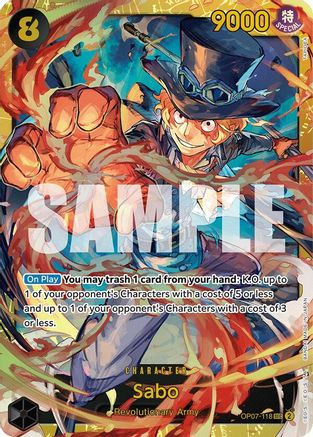 Sabo (OP07-118) 500 Years in the Future Foil