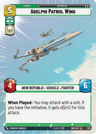 Adelphi Patrol Wing (Hyperspace) (370) - Shadows of the Galaxy Foil