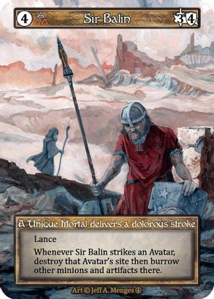 Sir Balin (Foil)  - Arthurian Legends Foil