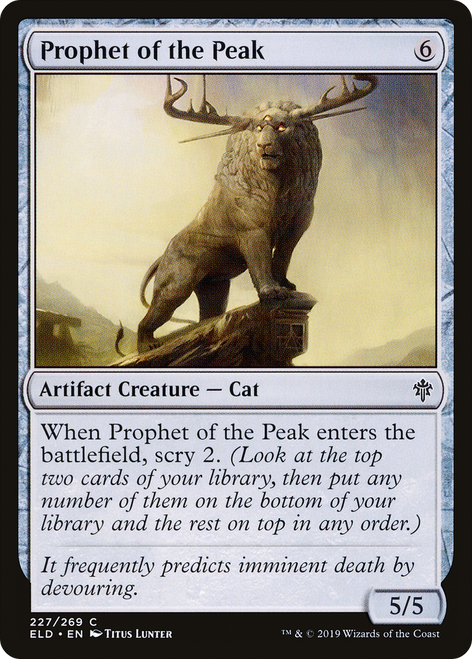 Prophet of the Peak (ELD-227) - Throne of Eldraine
