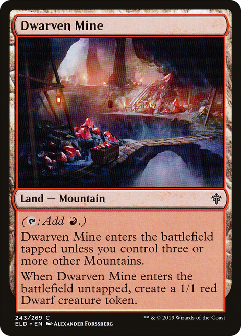 Dwarven Mine (ELD-243) - Throne of Eldraine Foil