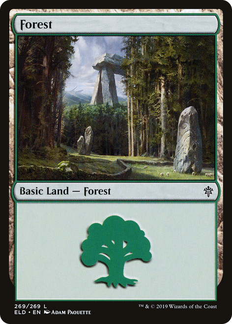 Forest (ELD-269) - Throne of Eldraine Foil