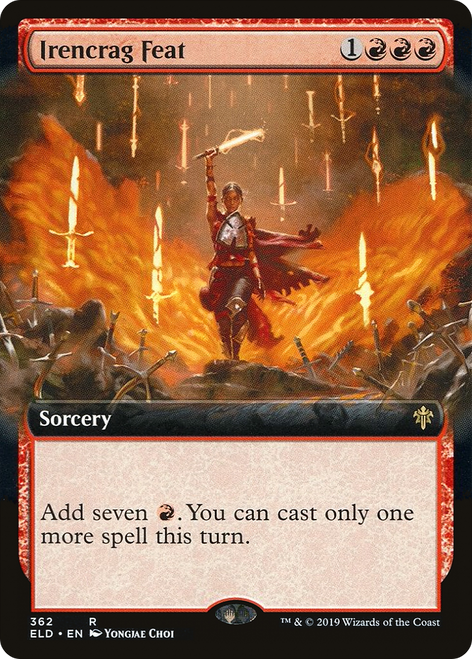 Irencrag Feat (ELD-362) - Throne of Eldraine: (Extended Art) Foil