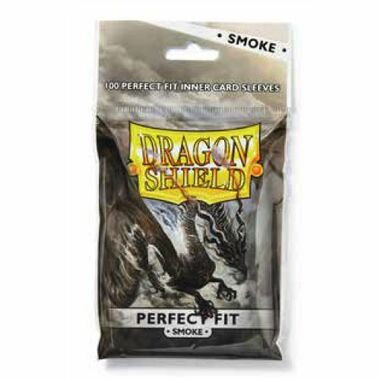 Dragon Shield Perfect Fit Inner Card Sleeves - Smoke (100ct)
