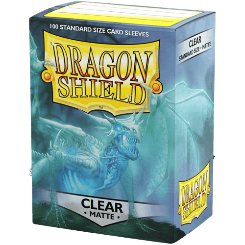 Dragon Shield: Clear Matte - Standard Size Card Sleeves (100ct)