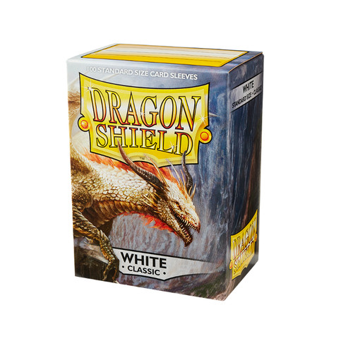 Dragon Shield White Standard Size Card Sleeves (100ct)