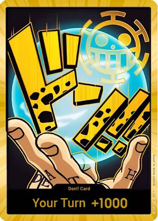 DON!! Card (Trafalgar Law) (Gold)  Premium Booster -The Best- Foil