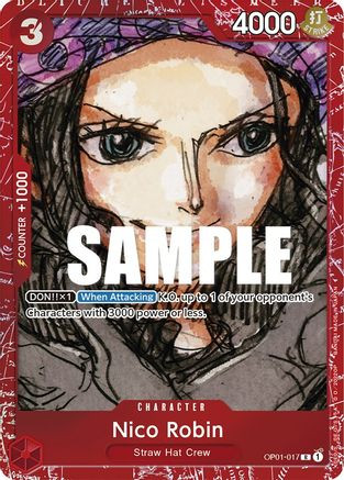 Nico Robin (Premium Card Collection -ONE PIECE FILM RED Edition-) (OP01-017) One Piece Promotion Cards Foil