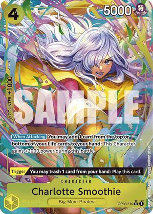 Charlotte Smoothie (Alternate Art) (OP03-110) Premium Booster -The Best- Foil