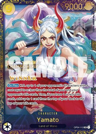 Yamato (Championship 2024 Finals Winner) (OP04-112) One Piece