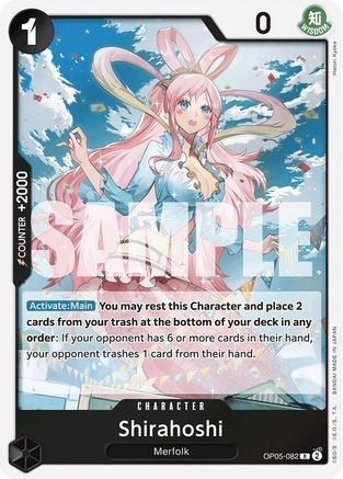 Shirahoshi (OP05-082) (Reprint) (OP05-082) Premium Booster -The Best- Foil