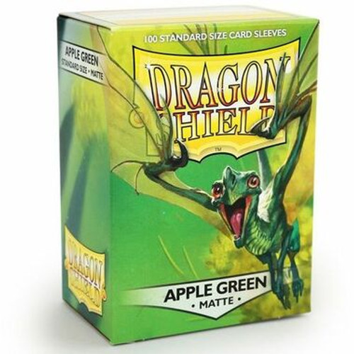 Dragon Shield Matte Apple Green Standard Size Card Sleeves (100ct)