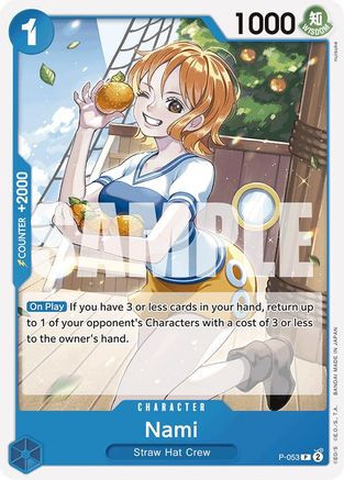 Nami (P-053) (Reprint) (P-053) Premium Booster -The Best-