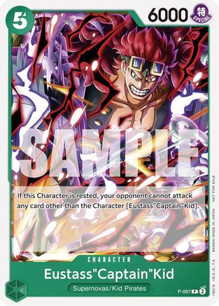 Eustass"Captain"Kid (OP-07 Pre-Release Tournament) (P-067) One Piece Promotion Cards