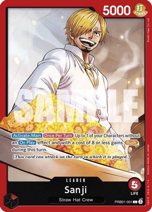 Sanji (PRB01-001) (PRB01-001) Premium Booster -The Best-