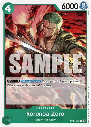 Roronoa Zoro (ST12-008) Starter Deck 12: Zoro and Sanji - Game Nerdz