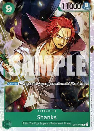 Shanks (ST16-004) Starter Deck 16: GREEN Uta Foil