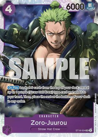 Zoro-Juurou (ST18-004) (ST18-004) Starter Deck 18: PURPLE Monkey.D