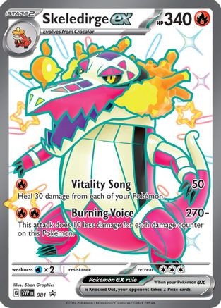 Skeledirge ex - 081 81 - SV Scarlet  Violet Promo Cards Holofoil