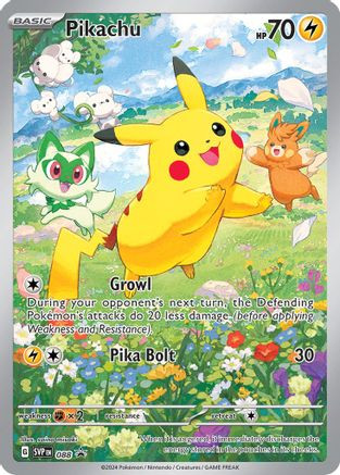 Pikachu - 088 88 - SV Scarlet  Violet Promo Cards Holofoil