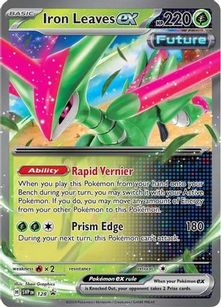 Iron Leaves ex 128 - SV Scarlet  Violet Promo Cards Holofoil