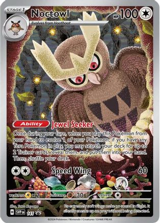 Noctowl - 141 141 - SV Scarlet  Violet Promo Cards Holofoil