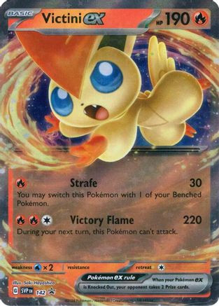 Victini ex - SVP142 SVP142 - SV Scarlet  Violet Promo Cards Holofoil