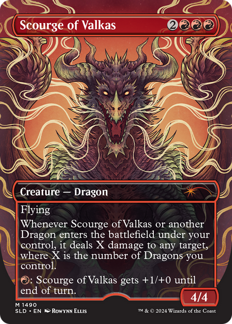 Scourge of Valkas (SLD-1490) - Secret Lair Drop (Borderless)
