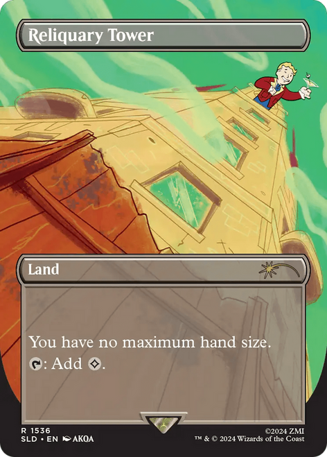 Reliquary Tower (SLD-1536) - Secret Lair Drop (Borderless)