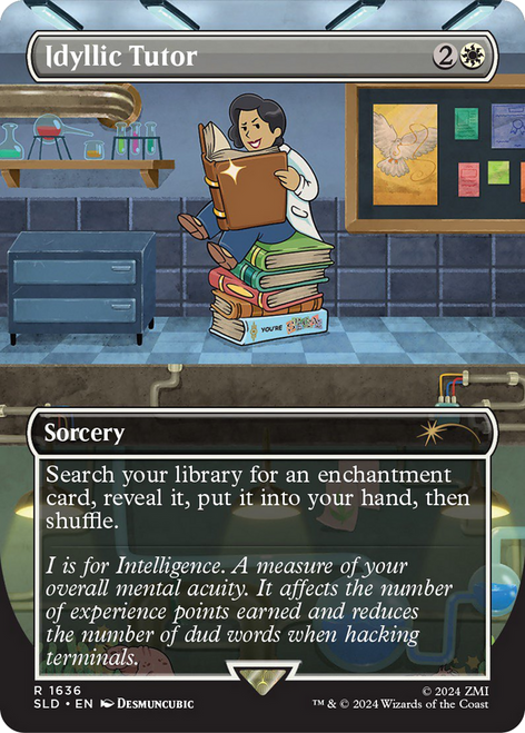 Idyllic Tutor (SLD-1636) - Secret Lair Drop (Borderless)